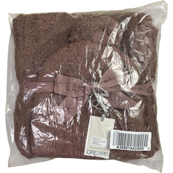 Barefoot Dreams CozyChic Pom Pom Beanie & Scarf Set Chestnut One Size‎ NWT - Picture 9 of 10